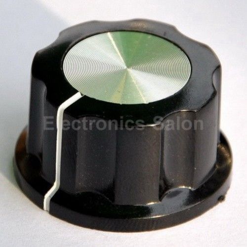 10x Pot Knobs, 1.067&#034; x 0.606&#034; Shaft 1/4&#034;, MF-A03, for HAM Radio / Audio