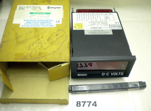 (8774) Crompton DC Volt Meter 262 DDVU