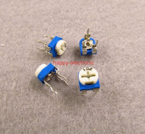 20pcs 1K Ohm  trimmer trim pot single turn top adjust Variable resistor 102