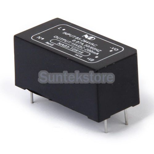 Isolated Power Module Input AC 85-264V/ DC 100-370V to Output DC 15V Converter