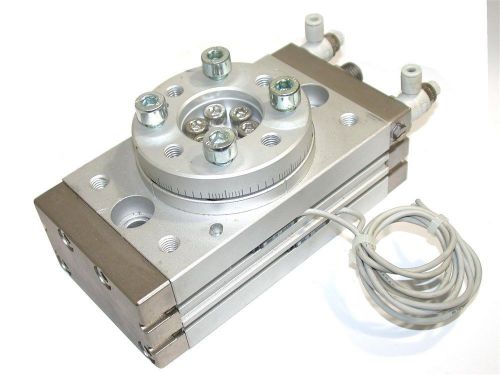 SMC AIR ROTARY TABLE ACTUATOR MSQB50A W/SENSORS