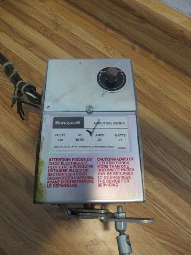 HONEYWELL MODUTROL MOTOR 120V 50/60 HZ .36A 27 WATTS 90 DEGREES  23 SECONDS