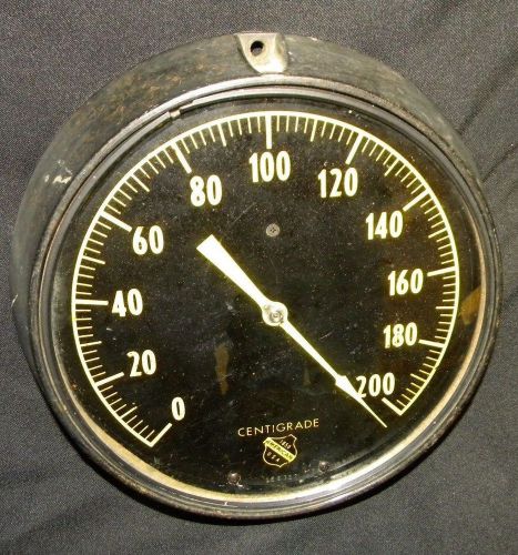 Vintage 9&#034; pressure guage