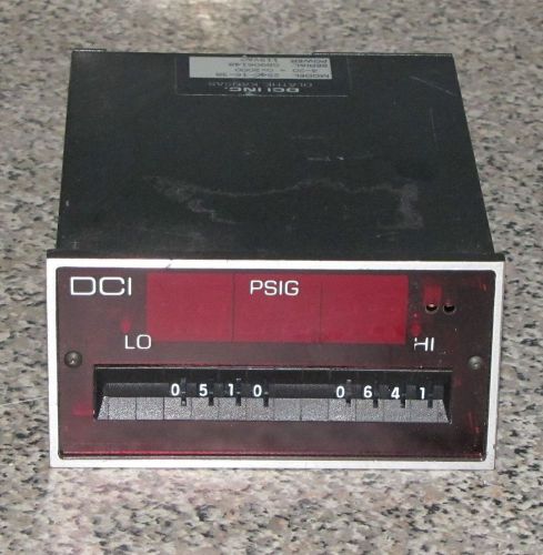 Dci model 254c-16-38 4-20 = 0-2000 psig meter for sale