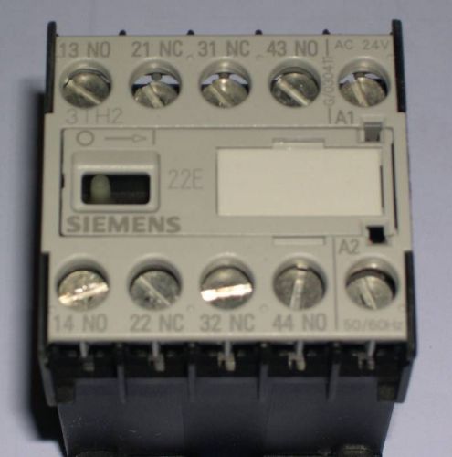 SIEMENS CONTROL RELAY, 3TH2022-0AC2