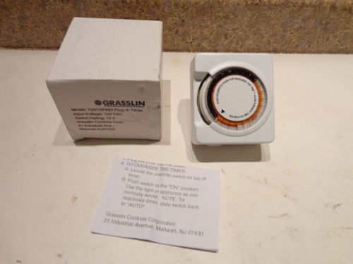 GRASSLIN PLUG-IN-TIMER KICHLER T25 16 FMD 120 V 15 A 15552-WH ELECTRIC NEW