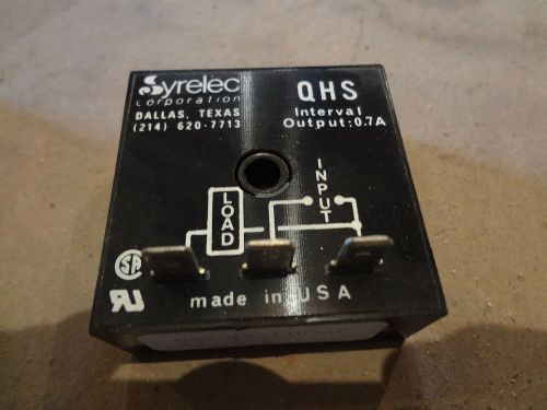 SYRELEC QHS 1S 110VAC A5 TIMER