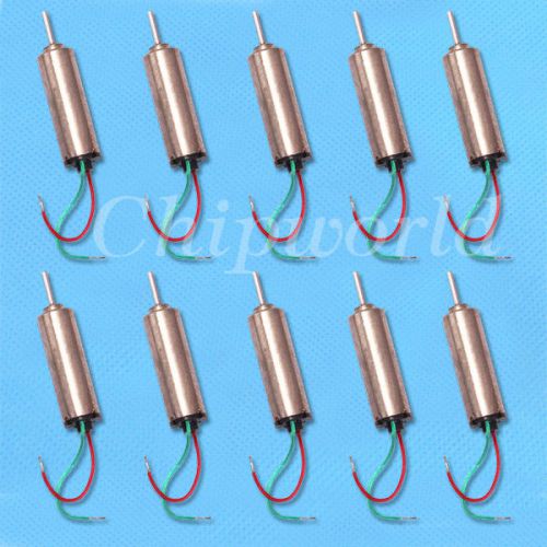 10pcs 3.7V Coreless Motor Model Aircraft Motor High-speed Motor 4*14MM Robotic