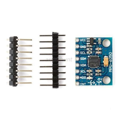 Mpu-6050 3 axis gyroscope + accelerometer module(3v-5v compatible) for arduino for sale