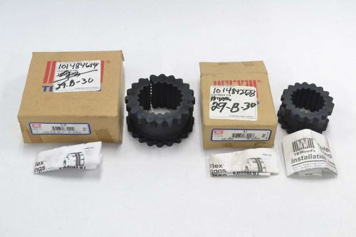 Lot 2 new tb woods assorted 4je epdm 5jes epdm sure-flex coupling sleeve b352687 for sale