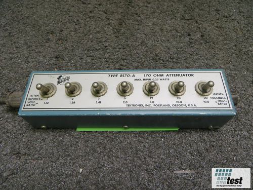 Tektronix b170a 170 ohm attenuator  id #24693 bf for sale