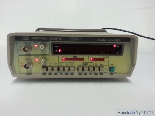 GW Instek Universal Counter 200MHz GUC-2020 GUC 2020 Testing Equipment