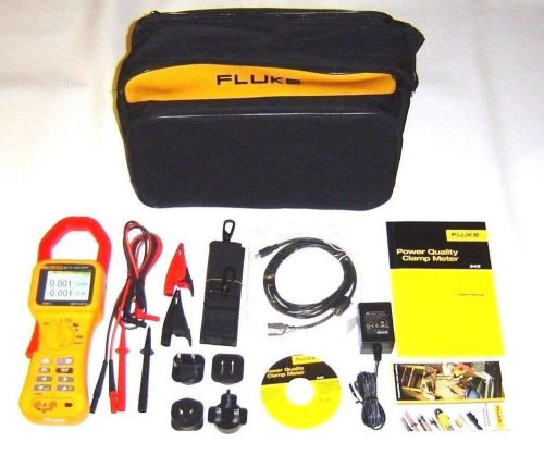 Fluke 345 power quality clamp meter - 99% new !!! for sale