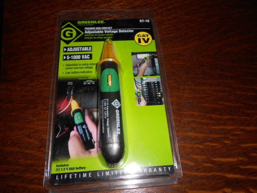 New Greenlee GT-16 Adjustable Non-Contact Voltage Detector