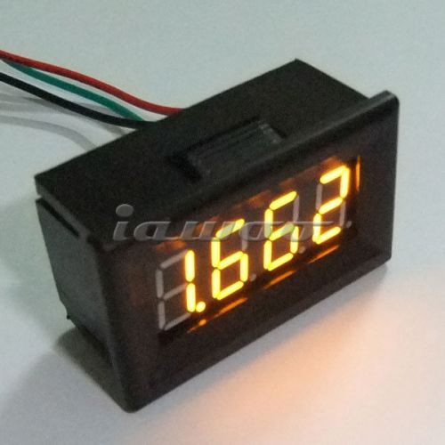 4 Digit High-Precision DC 0-3.300V Yellow  LED Digital  Voltmeter