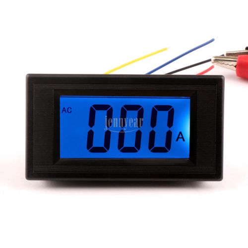 AC 0~300A  Amp Panel Gauge LCD Digital Display Ampere Meter Ammeter +Shunt