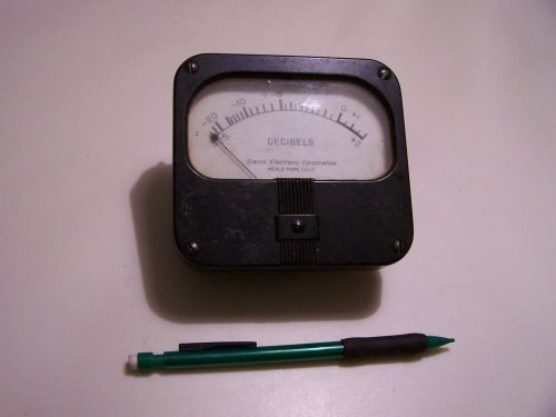 Sierra Electric Co  Decibels  -25 to +2 db    -9