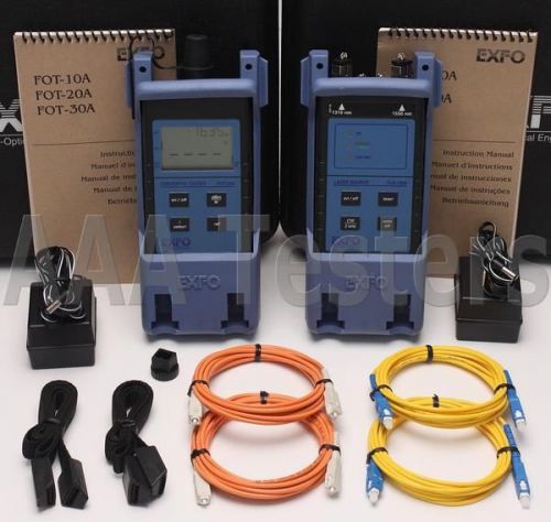 Exfo fot-20a fls-130a sm fiber loss test set fot-22ax fls-135a-54 fls-130 fot-20 for sale