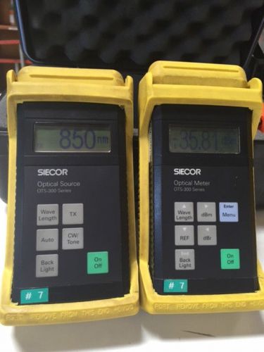 Siecor Corning OTS-300 MM Fiber Optic Loss Test Set  (AS-IS)