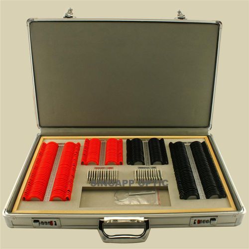 Trial lens set 266pcs Optical trial lens case Plastic rim Leather case