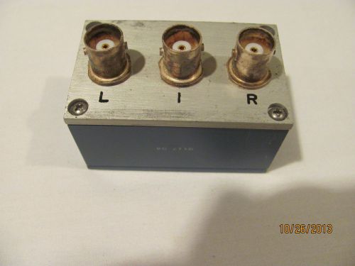 MINI-CIRCUITS ZAD-2H FREQUENCY MIXER, LEVEL 17, 50 OHM, 2-1000 MHz,BNC(F)