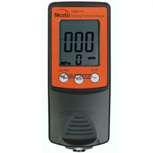 Coating tester cm8801fn paint thickness digital new gauge meter 0-1250um/0-50mil for sale