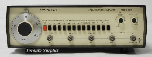 WAVETEK 182A FUNCTION GENERATOR 0.004 HZ TO 4 MHz, 20V. TESTED+WARRANTY+MANUAL!