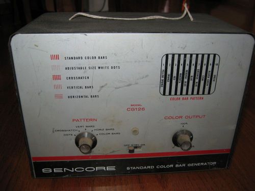 Sencore CG126 Standard Color Bar Generator