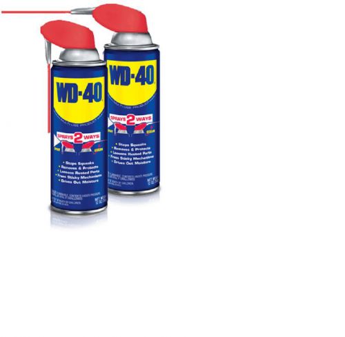 WD40 SMART CAN SPRAYS 2 WAYS 11OZ. MULTI USE STREAM SPRAY CAR BIKE KART RUST