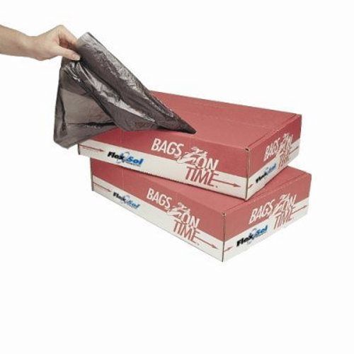 8-10 Gallon Brown Garbage Bags, 24x23, 0.35mil, 500 Bags (ESS EPM24BRN)