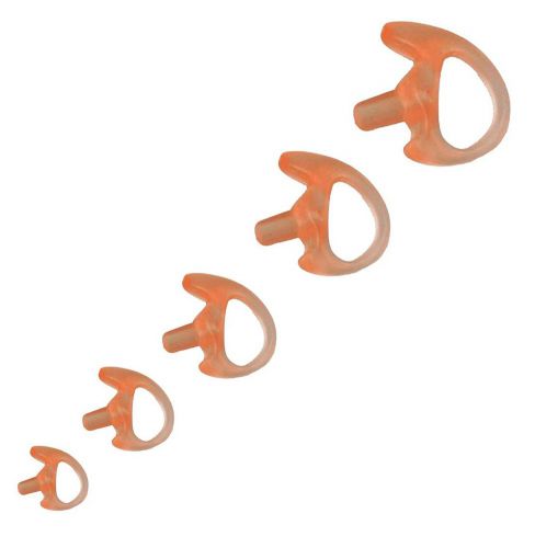 5 pack earmolds for acoustic tube earpieces xl l m s xs beige left ear s043lbge for sale