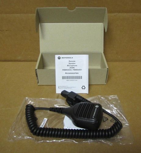 NEW Motorola Speaker Lapel Microphone  PMMN4051B