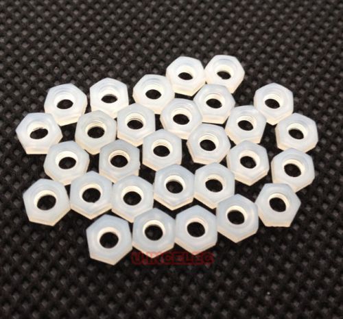 M3 Nylon Screw plastic fasteners M3 Nylon Screw Nuts.30pcs