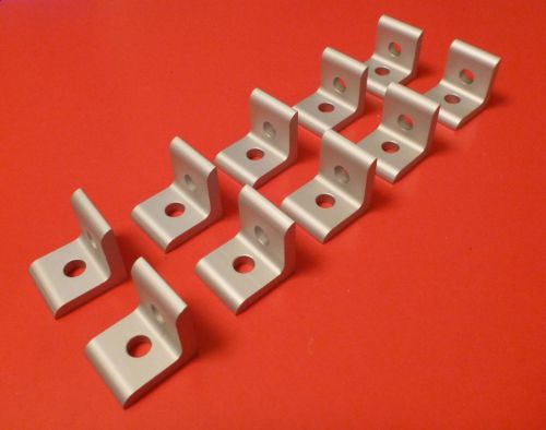 8020 Inc EQUIVALENT Alum 2 Hole Inside Corner Bracket 10 Series P/N 4119 10 pcs