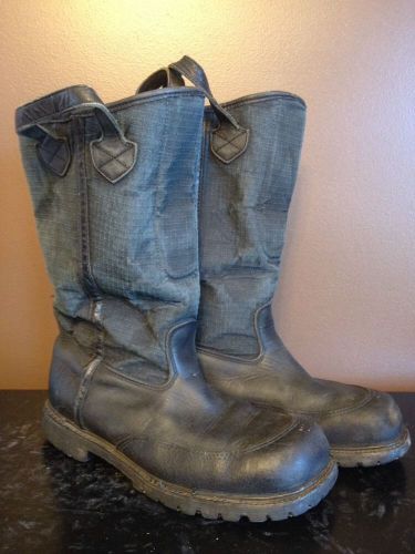 Pro Warrington Hybrid Firefighter Leather/Kevlar TurnOut Bunker Boot Size 12 EEE