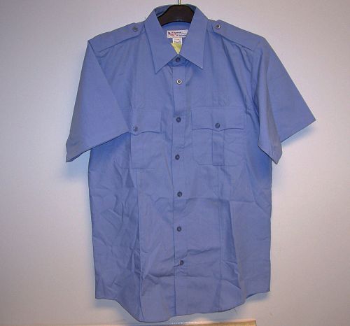 UNITED SECURITY BLUE UNIFORM SHIRT Short Sleeve Size 15 15.5 * FREE SHIPPING *