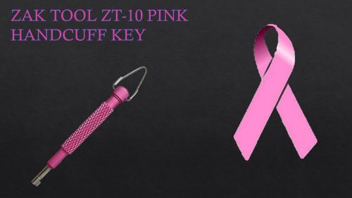 LAW ENFORCEMENT HANDCUFF KEY ZAK TOOL ZT-10 PINK