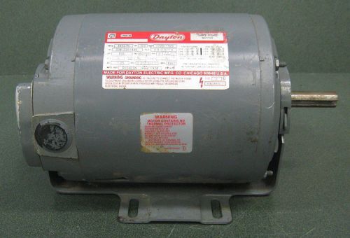 Dayton 3 Phase Motor 1/2 HP 3N027N  3