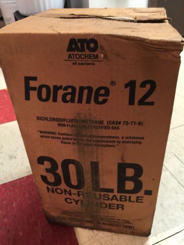 Forane 12 / r-12 / 30 lb r12 refrigerant,r12  nos for sale