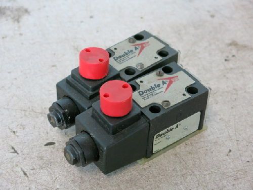 2 BROWN &amp; SHARPE QJ-005-C-10B1 DOUBLE A HYDRAULIC SOLENOID VALVES