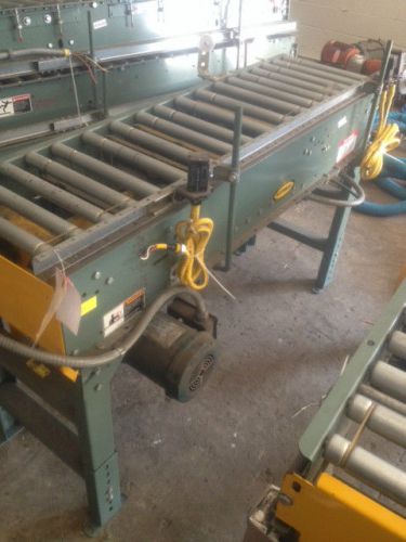 Hytrol power  roller conveyor 5&#039; long 16&#034; wide 1/2 hp for sale