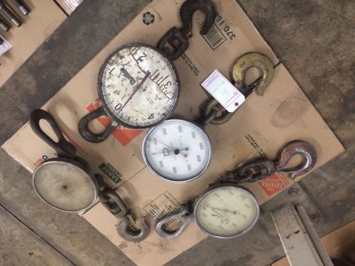 LOT OF MOMETER HOIST SCALES