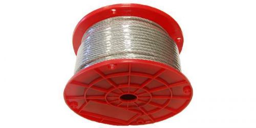 7X7 HDG Galvanized Aircraft Cable, 1/16&#034; X 250&#039;, 77GAC116X250