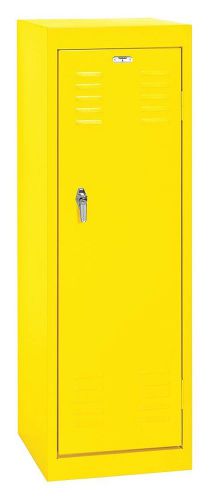 Sandusky LF11151548-EY Welded Steel Mini Locker, 15&#034; W x 48&#034; H x 15&#034; D