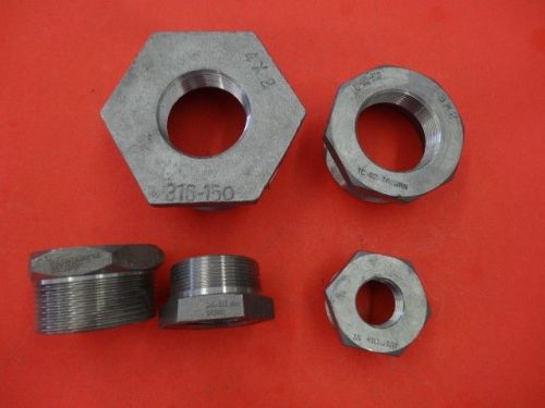 Stainless Steel Reducer Bushings 4 x 2, 3 x 2, 2 1/2 x 2, 2 x 1 1/2, 2 x 1