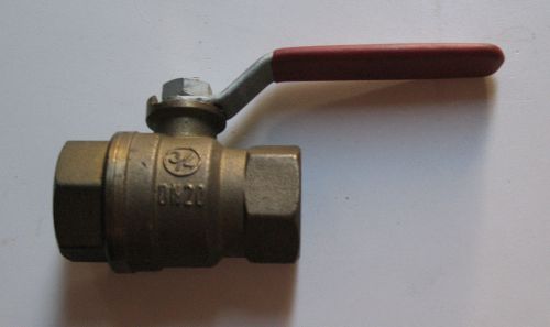 Giacomini 3/4&#034; Brass Ball Valve R7500 150 WSP 600 WOG DN20 Italy