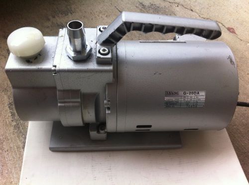 VACUUM PUMP,MODEL ; ULVAC G- 20DA,SERIAL NO. 76458