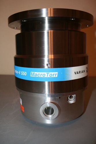 Varian V-550 Macro-Torr Turbo Pump in near OEM New Condition,