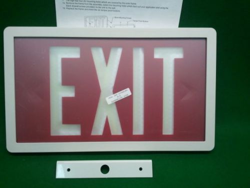 Isolite self-luminous exit sign 1 side  red   new in box &lt;&lt;&lt; last one!!!&gt;&gt;&gt; for sale