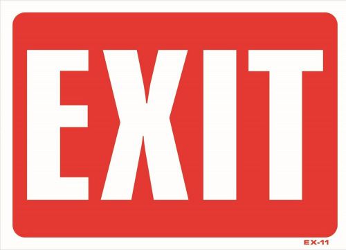 EXIT  - 10&#034;x14&#034; Sign EX-11